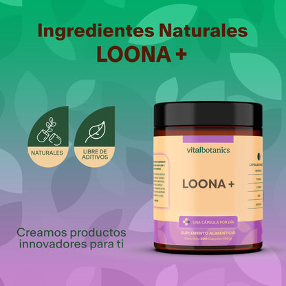 LOONA + | Pasiflora, Manzanilla, L-Teanina y Toronjil