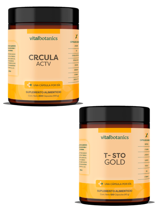 KIT MEN DUO | POTENCIALIZADOR | T-STO GOLD, CRCULA ACTIVE