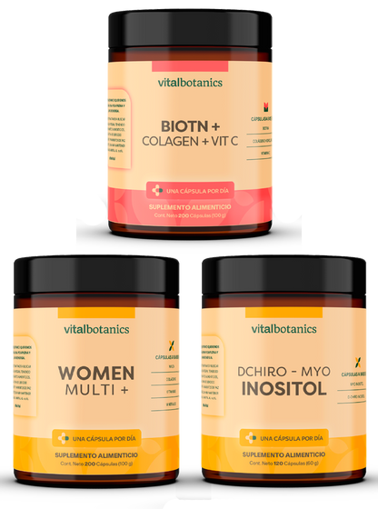 KIT WOMEN | Women MultiVit + Inositol + Biotin+ |