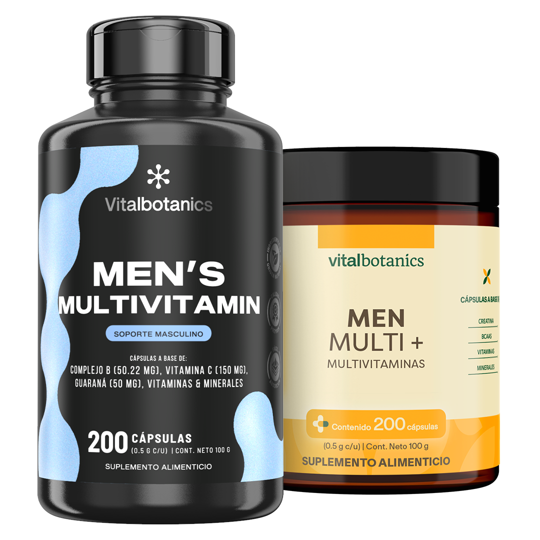 Men's Multivitamin | Creatina, Guaraná, Zinc y Vitaminas B en Cápsulas