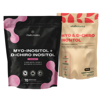 Myo+ | Myo-Inositol y D-Chiro Inositol Ratio 40:1 en Polvo