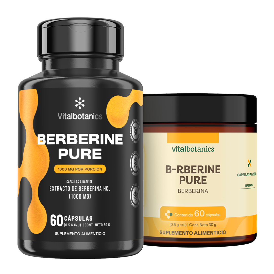 Berberine Pure | Berberina HCL 1000mg en Cápsulas
