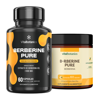 Berberine Pure | Berberina HCL 1000mg en Cápsulas