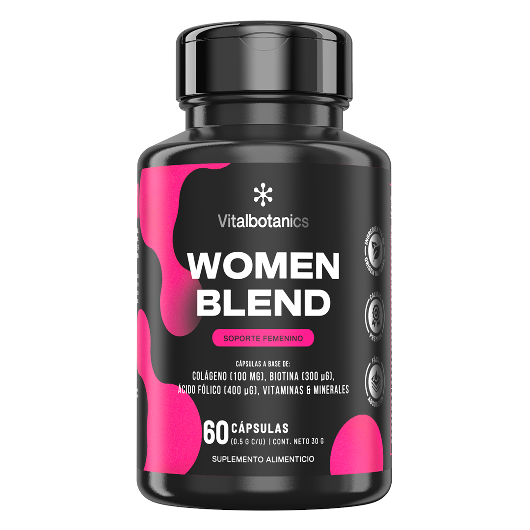 Women Blend | Colágeno con Moringa y Magnesio - Multivitamínico Mujer