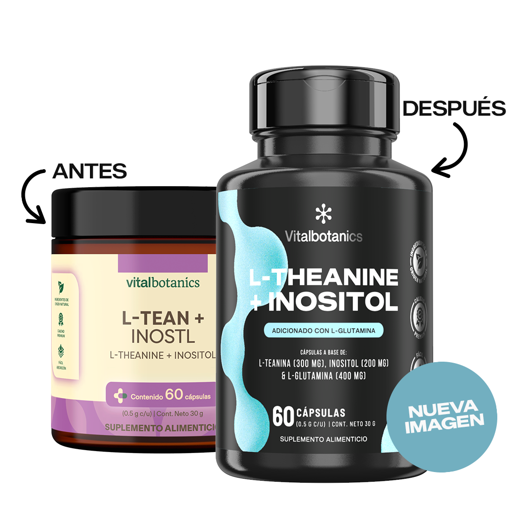L-Teanina + Inositol | con L-Glutamina en Cápsulas