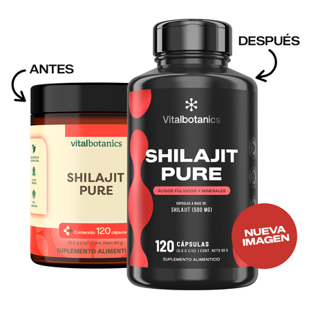 Shilajit Pure | Resina Mineral 500mg en Cápsulas