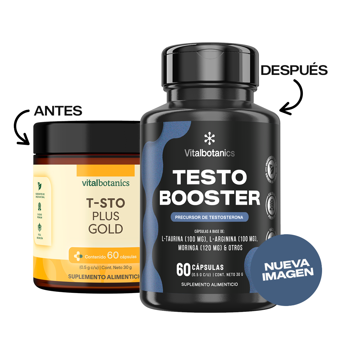 Testo Booster | Moringa con L-Arginina y Guaraná - Vitalidad Masculina