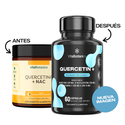 Quercetin+ | Quercetina con NAC, Vitamina C y Zinc
