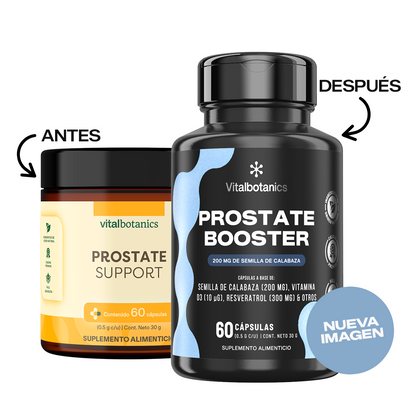 Prostate Booster | Semilla de Calabaza con Resveratrol en Cápsulas