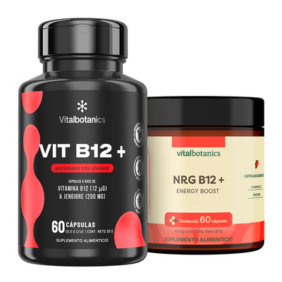 Vit B12+ | Vitamina B12 con Jengibre en Cápsulas