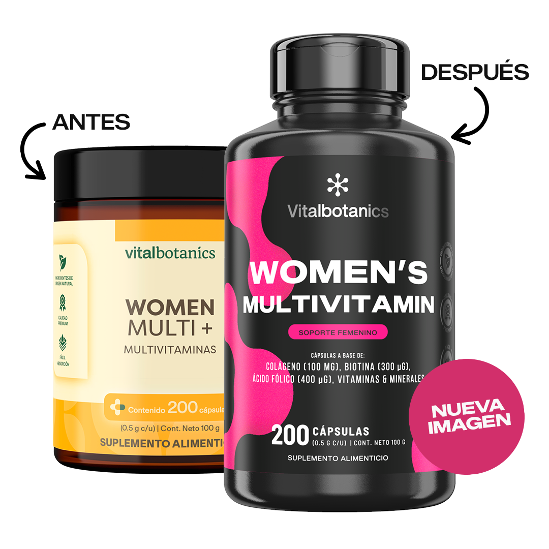 Women's Multivitaminin | Multivitamínico Femenino en Cápsulas