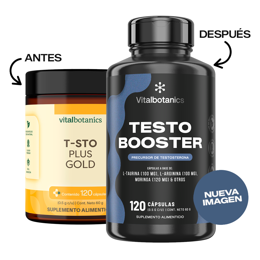 Testo Booster | Moringa con L-Arginina y Guaraná - Vitalidad Masculina