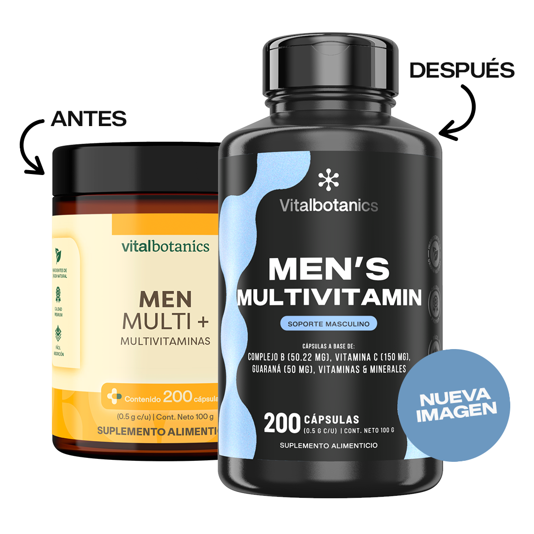 Men's Multivitamin | Creatina, Guaraná, Zinc y Vitaminas B en Cápsulas