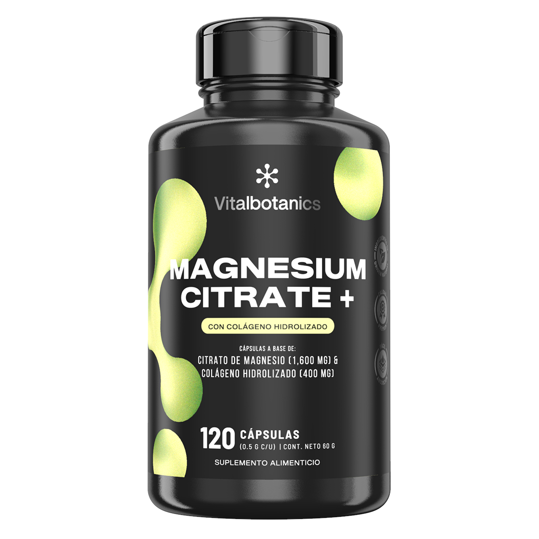 Magnesium Citrate+ | Citrato de Magnesio con Colágeno Bovino