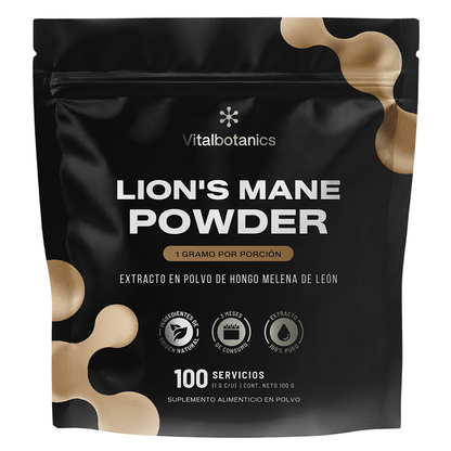 Lion's Mane Powder | Extracto Puro de Melena de León