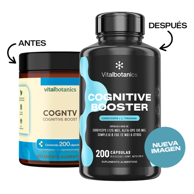 Cognitive Booster | Cordyceps y L-Tirosina en Cápsulas