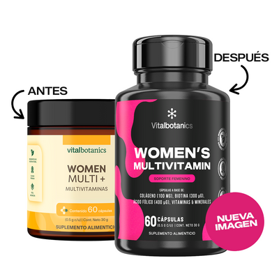Women's Multivitaminin | Multivitamínico Femenino en Cápsulas