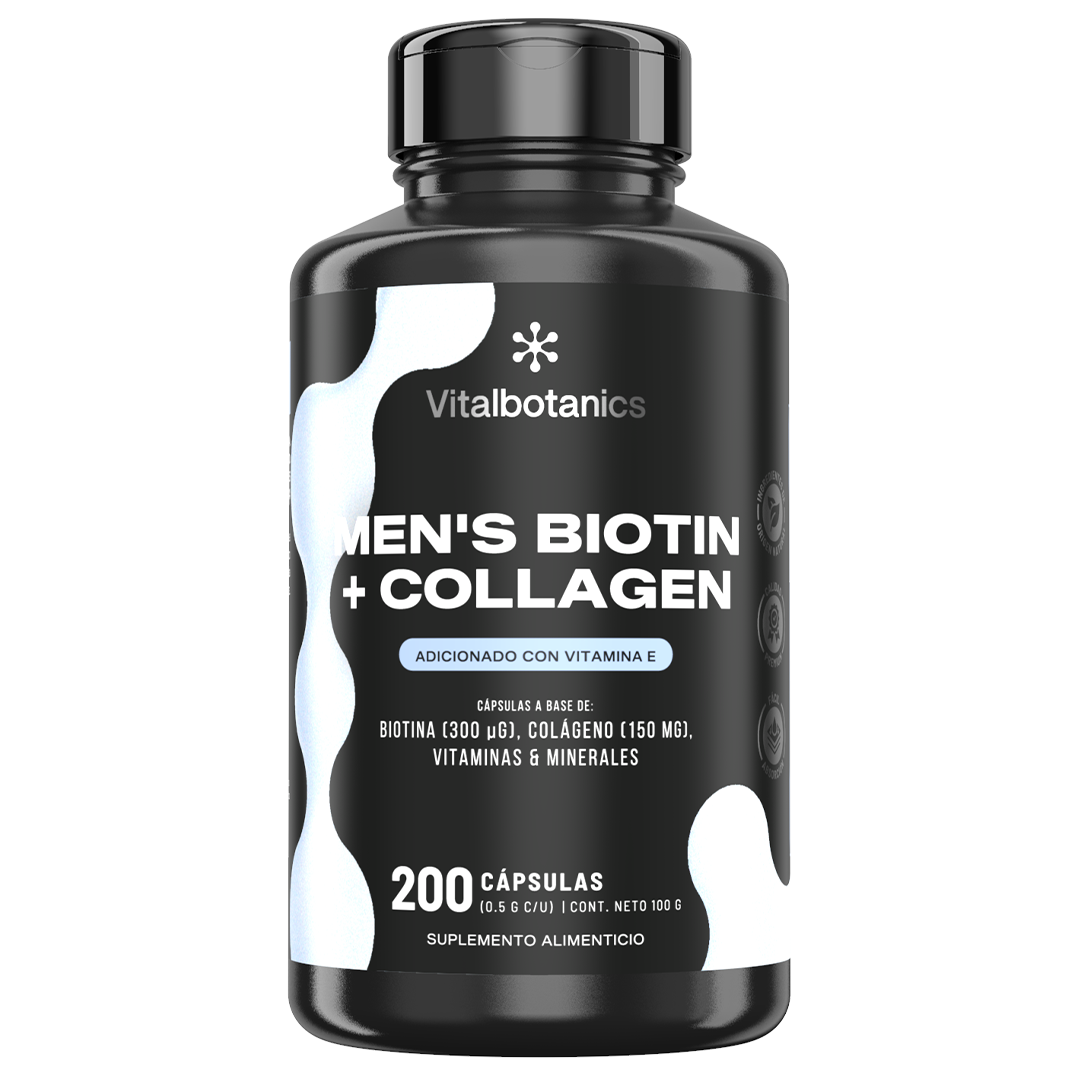 Men's Biotin + Collagen | Colágeno con Biotina y Vitamina D - Para Hombre