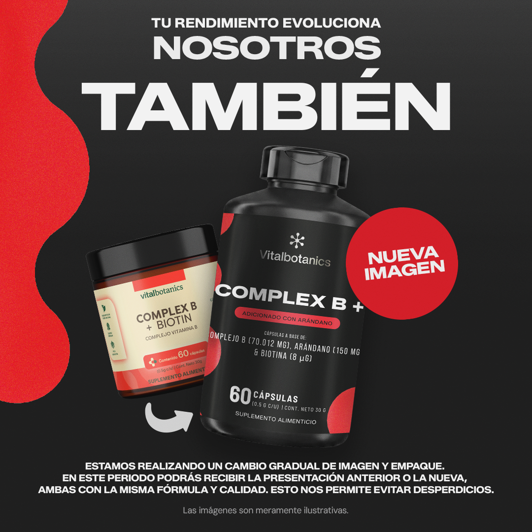 Complex B+ | Complejo B con Biotina y Arándano Azul