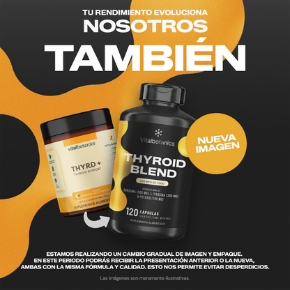Contenido Kit Thyroid Complete Vitalbotanics – Thyroid Booster, Iron+ y Vitamina A+