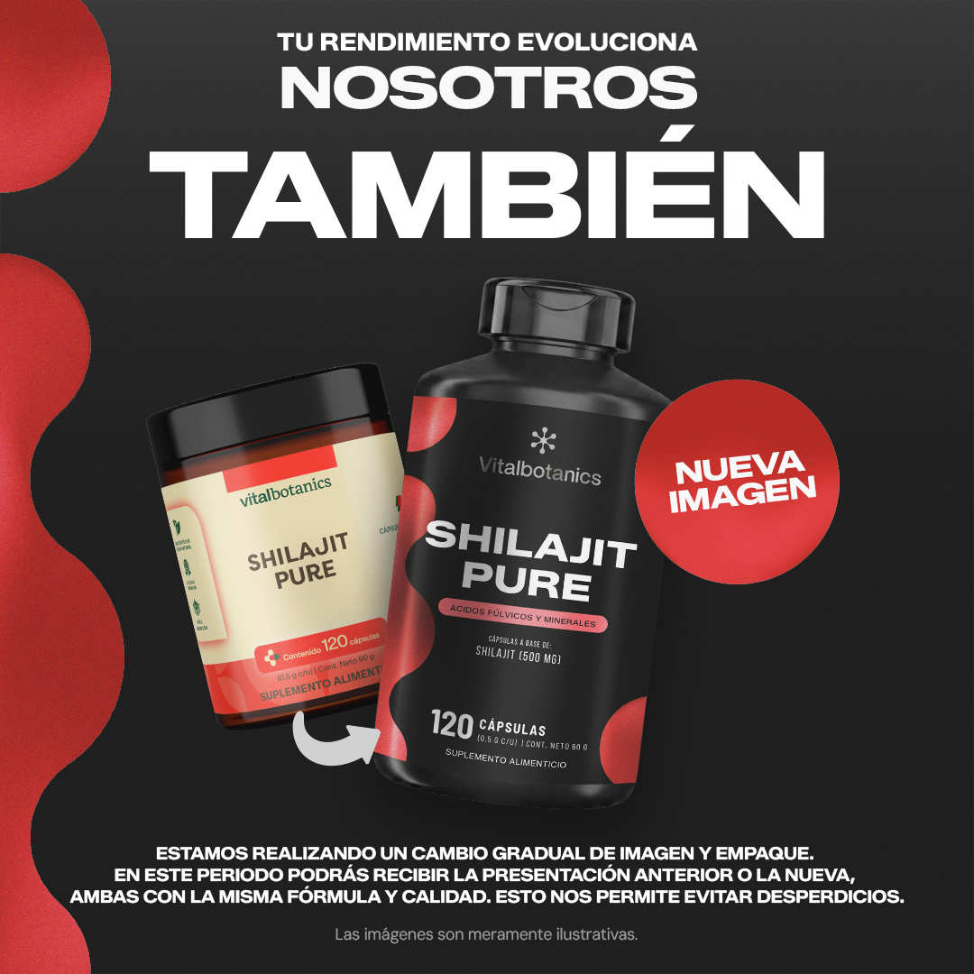 Shilajit Pure | Shilajit Puro - 500 mg por Cápsula