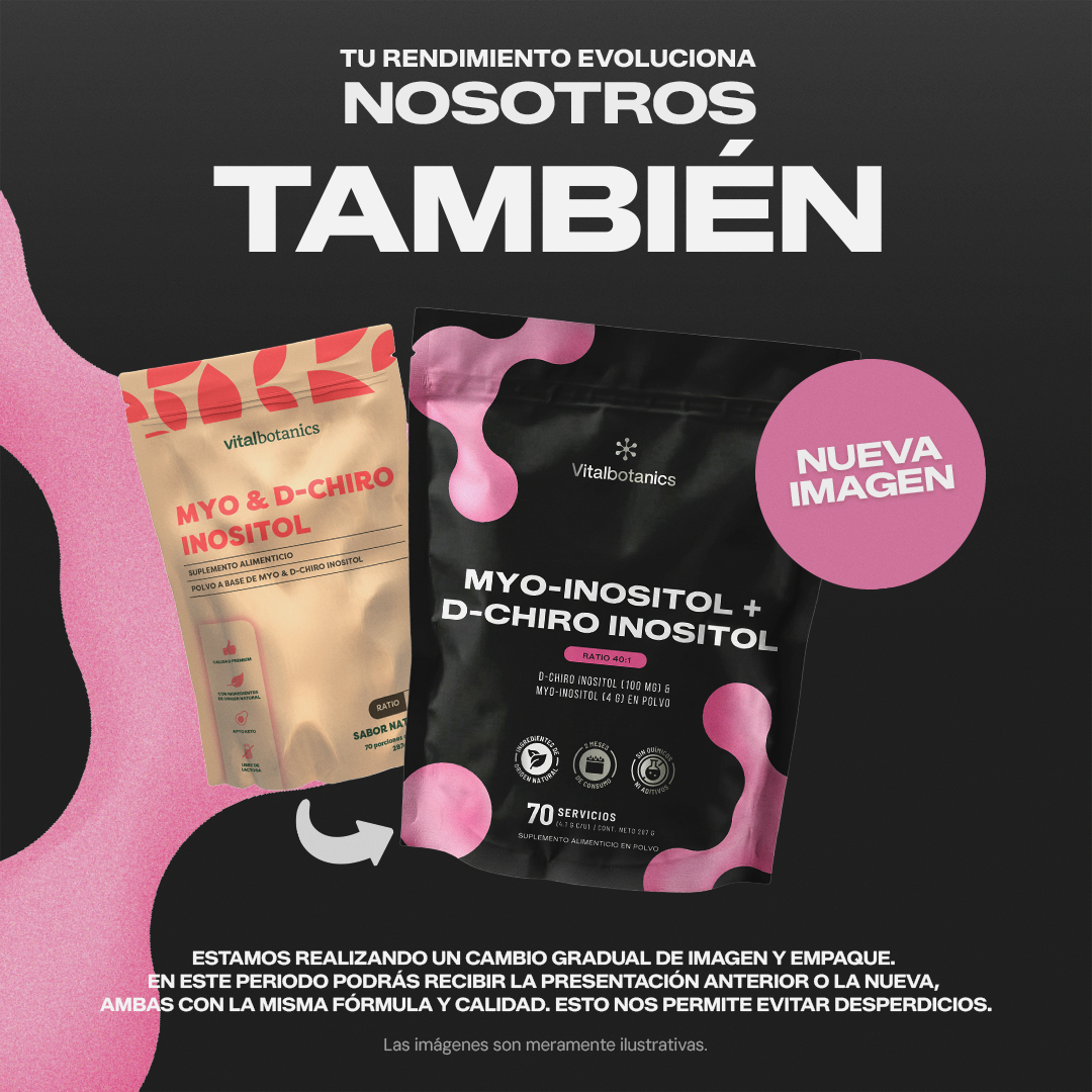 Myo+ | Myo-Inositol y D-Chiro Inositol Ratio 40:1 en Polvo