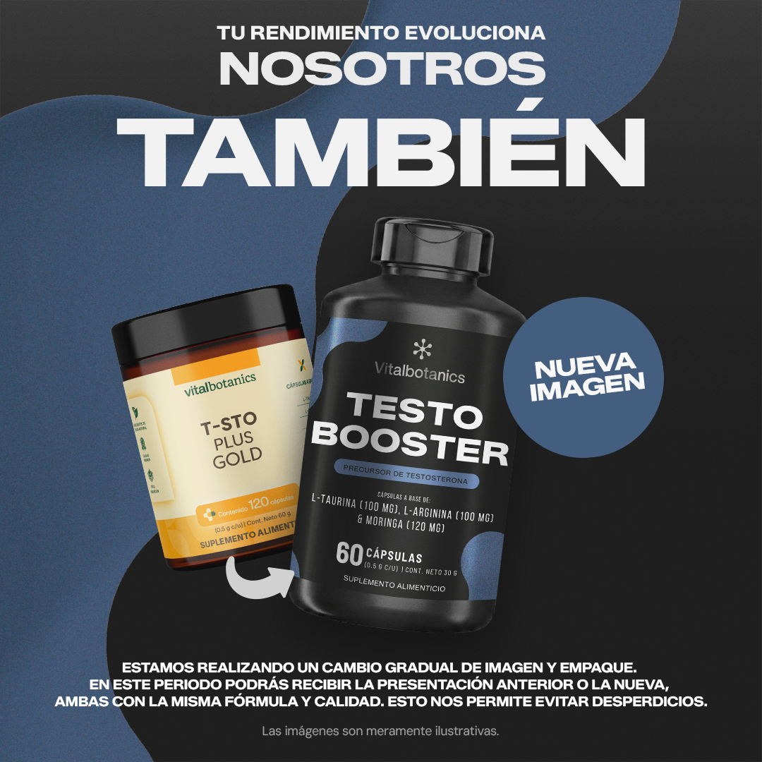 Testo Booster Vitalbotanics – fórmula masculina activa con vitalidad natural