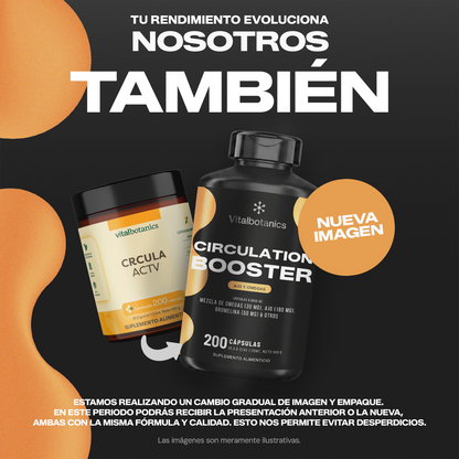 Circulation Booster | Ajo, Omega 3 y Cúrcuma en Cápsulas