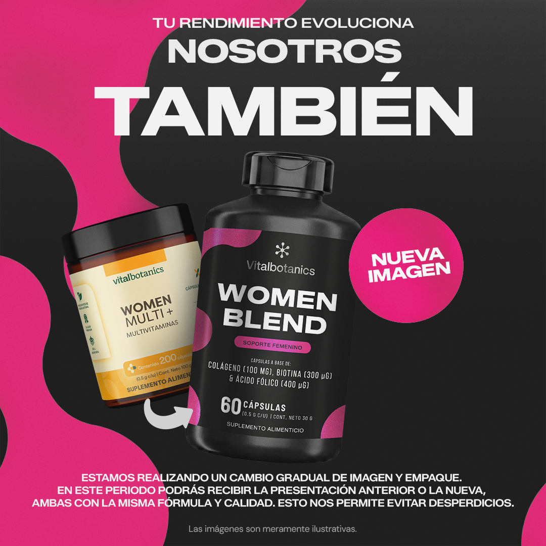 Women Blend | Colágeno con Moringa y Magnesio - Multivitamínico Mujer