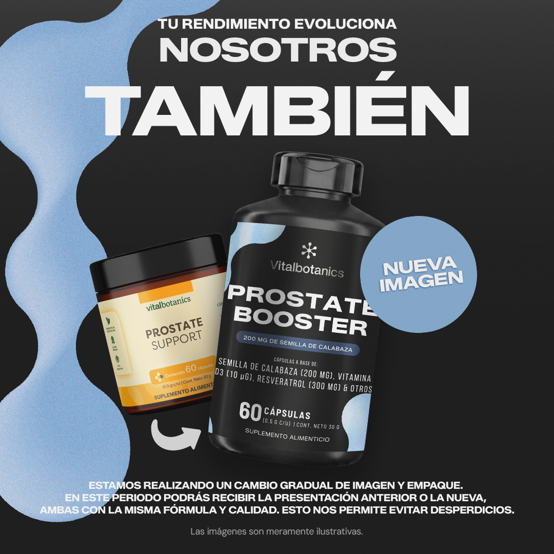 Prostate Booster | Semilla de Calabaza con Resveratrol y Equinácea - 7 Activos