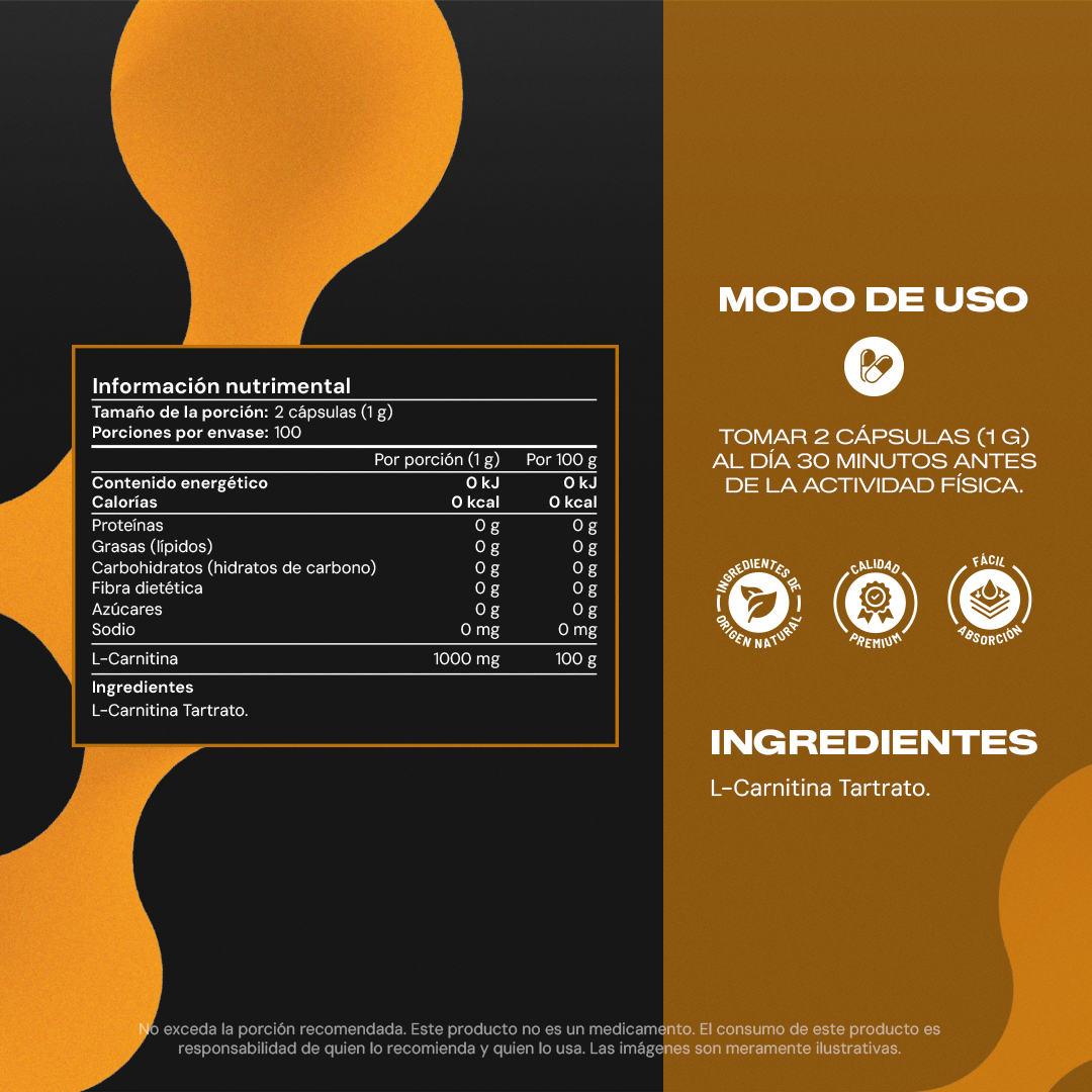 L-Carnitine+ | L-Carnitina pura