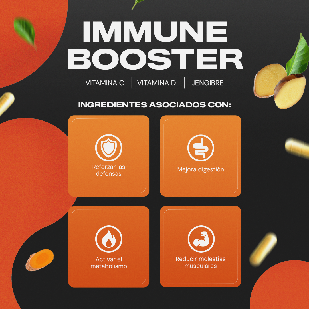 Immune Booster | Vitamina C con Zinc y Vitamina D