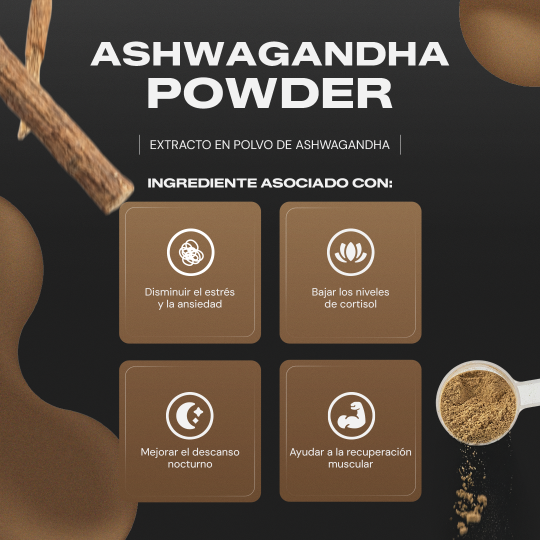 Ashwagandha Powder | Extracto Puro de Ashwagandha - 100 g en Polvo