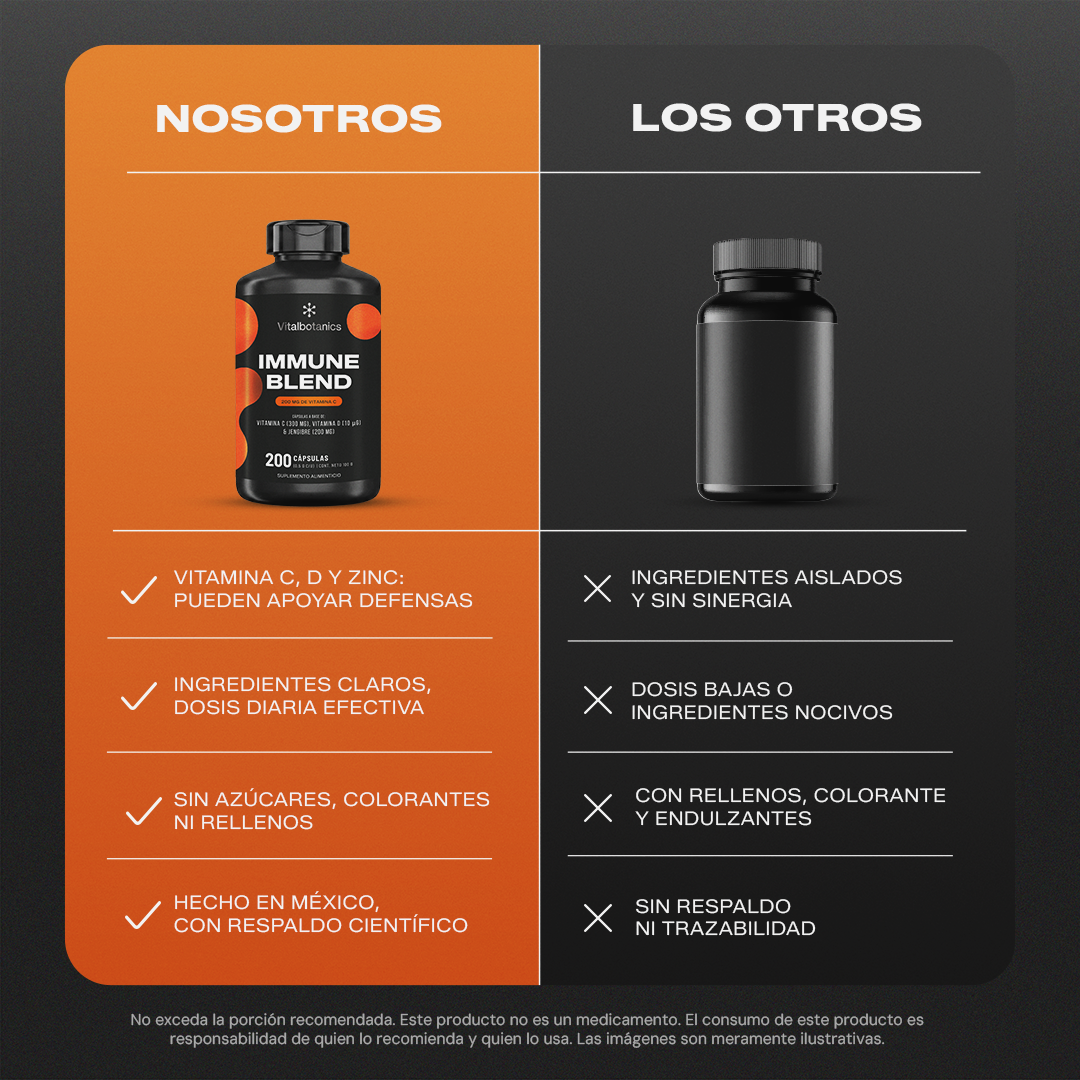 Immune Booster | 200 Cápsulas – Inmunidad diaria reforzada