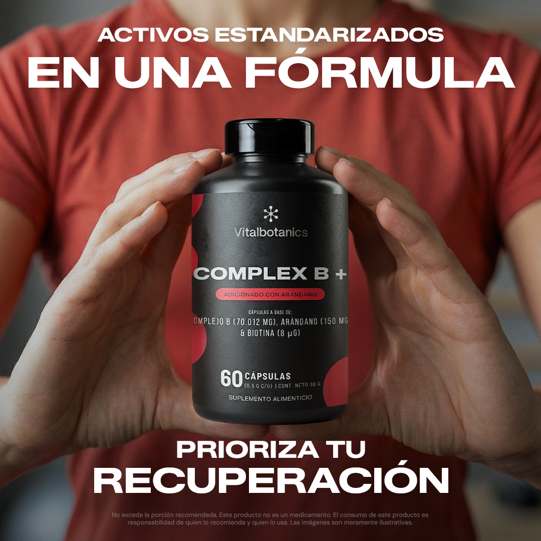 Complex B+ | Complejo B con Biotina y Arándano Azul - VitalBotanics
