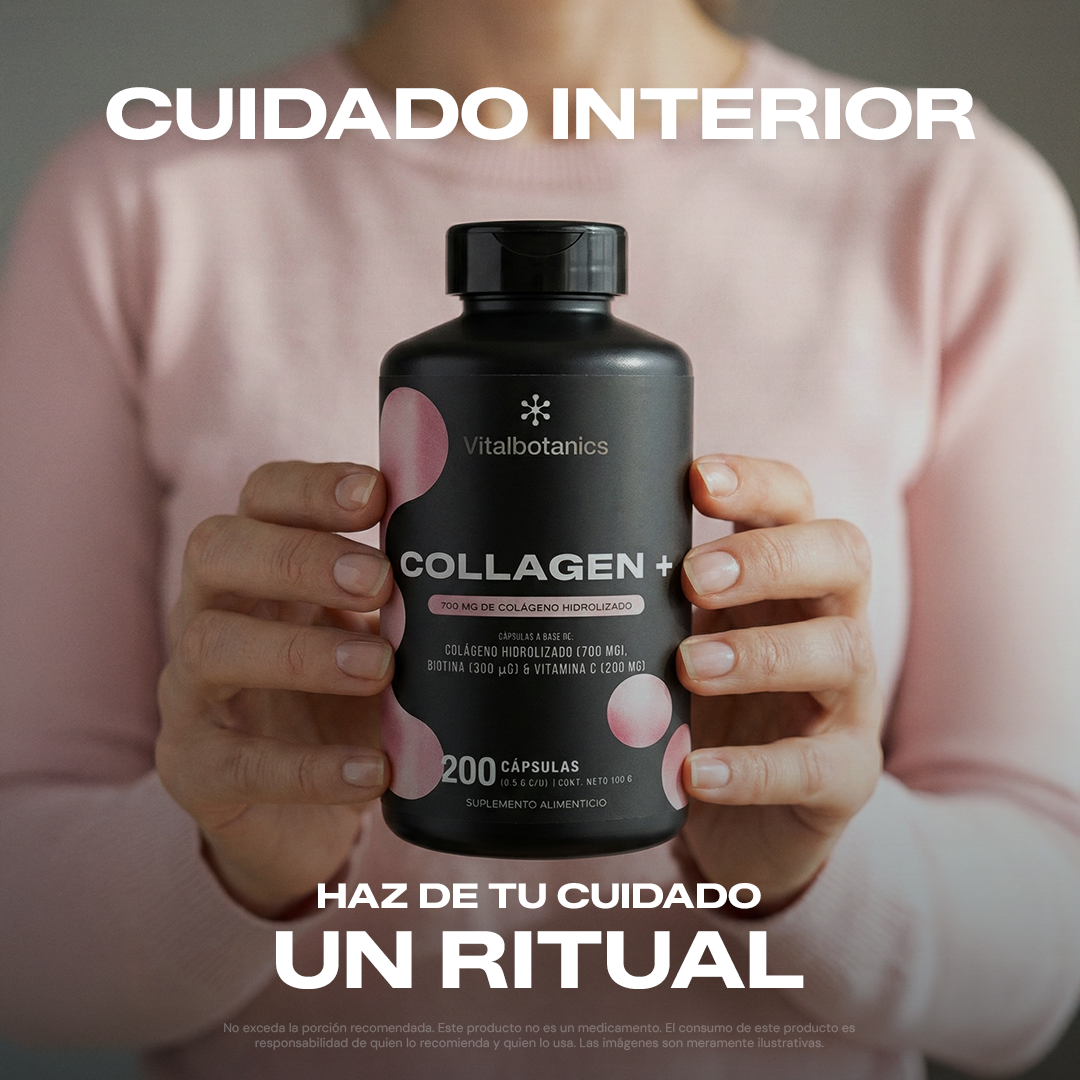 Collagen+ | Colágeno Hidrolizado con Vitamina C y Biotina - VitalBotanics
