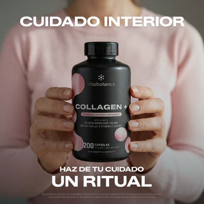 Collagen+ | Colágeno Hidrolizado con Vitamina C y Biotina - VitalBotanics
