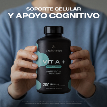Modo de uso Vit A+ Vitalbotanics – dosis recomendada de Vitamina A diaria