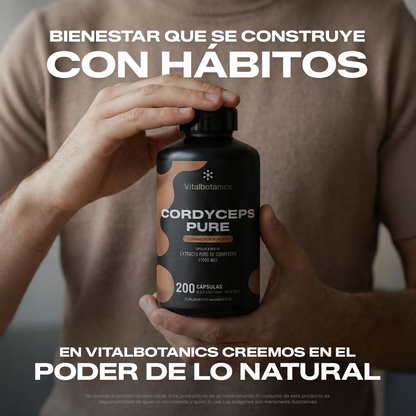 Cordyceps Pure | Extracto de Cordyceps - Energía Celular y Resistencia