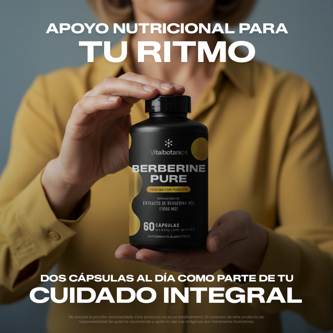 Berberine Pure | Berberina HCL - 500 mg por Cápsula
