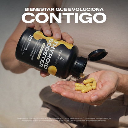 Transparencia Thyroid Booster 120c Vitalbotanics – ingredientes de origen natural