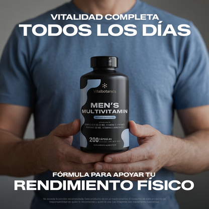 Men's Multivitamin | Creatina, Guaraná, Zinc y Vitaminas B en Cápsulas