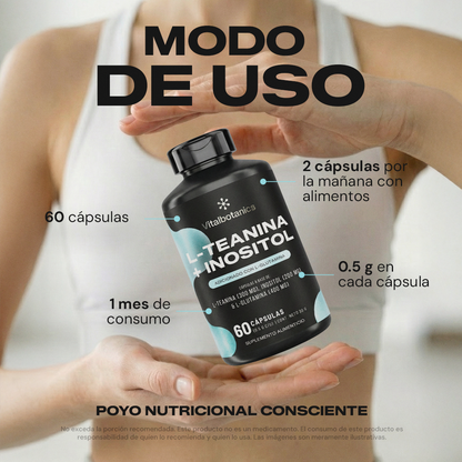 L-Teanine + Inositol | L-Teanina con Inositol y L-Glutamina