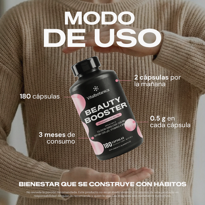 Beauty Booster | Colágeno con Biotina, Vitamina C y Zinc