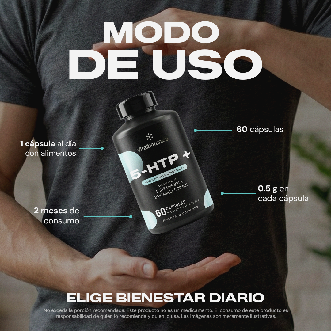 Bundle 5HTP+ Vitalbotanics 60c – combina con otros suplementos y ahorra