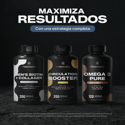 Bundle Kit Men 40+ Vitalbotanics – tres suplementos para bienestar masculino