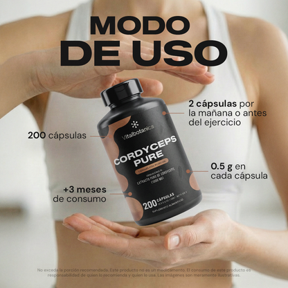 Cordyceps Pure | Extracto de Cordyceps - Energía Celular y Resistencia