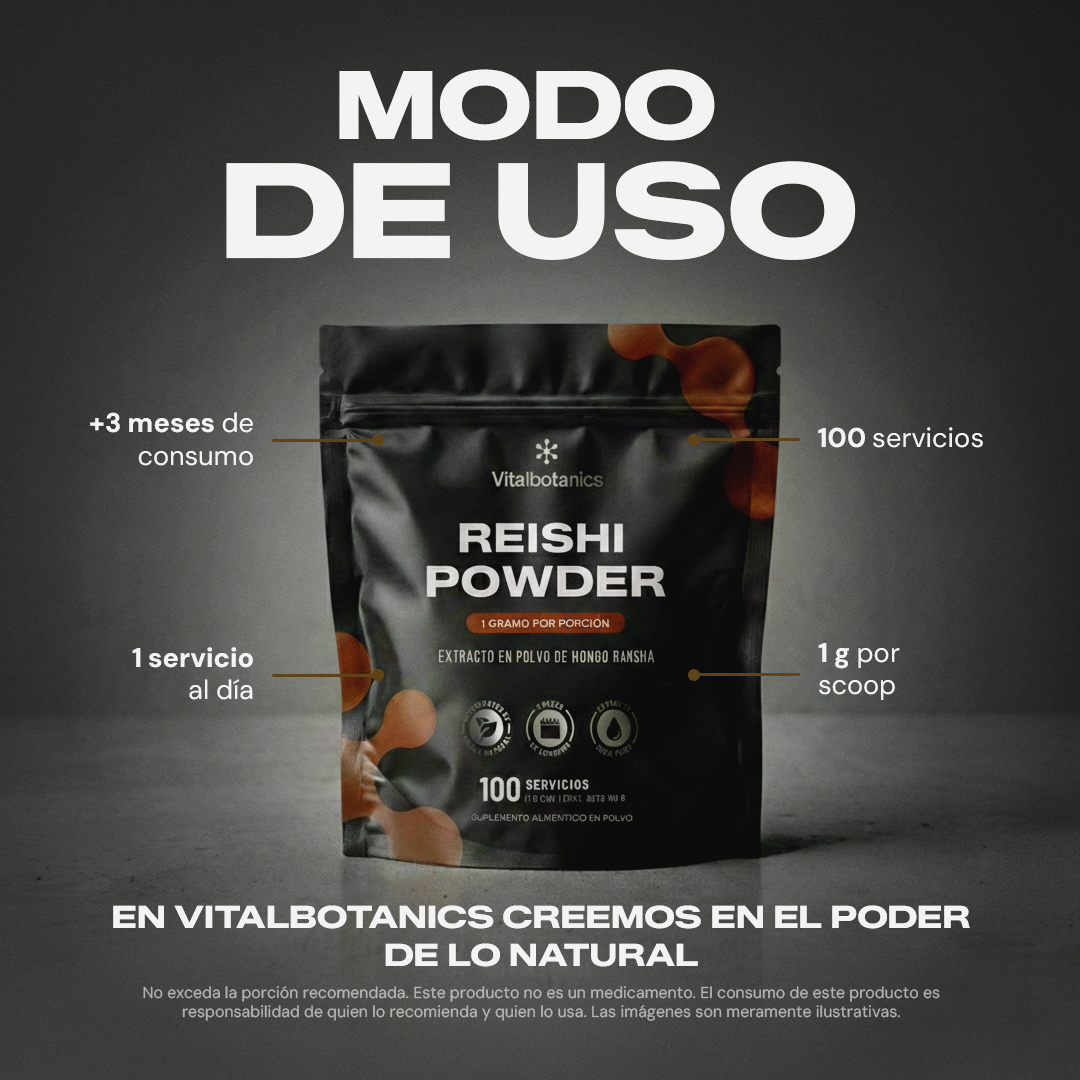 Reishi Powder | Extracto Puro Ganoderma Lucidum