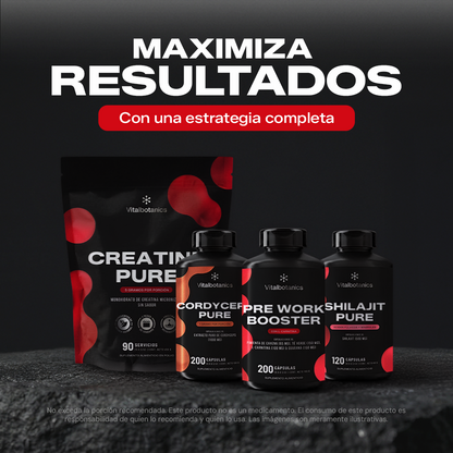 Bundle Pre Work Booster Vitalbotanics – combina con otros suplementos deportivos y ahorra