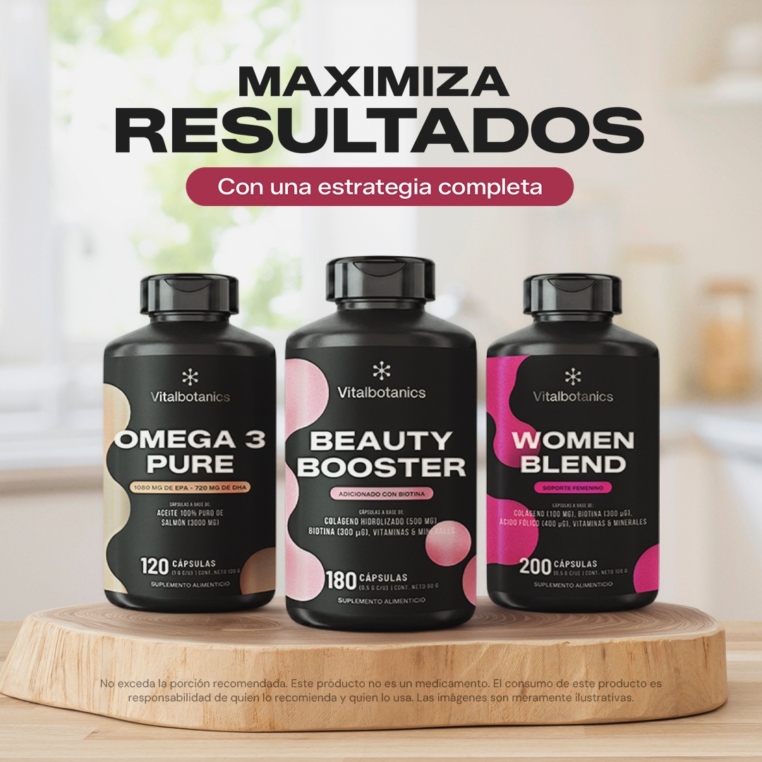 Beauty Booster | Colágeno con Biotina, Vitamina C y Zinc